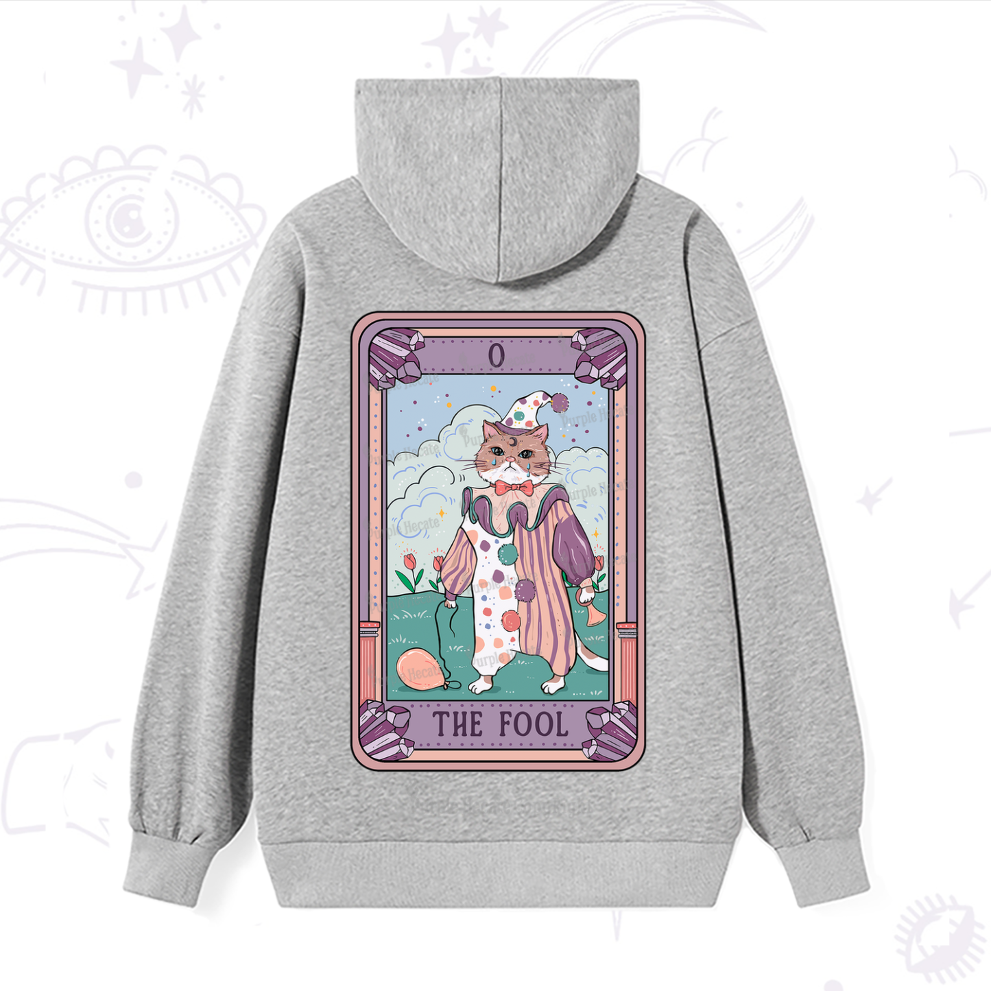 Purplehecate The Fool Tarot Card Hoodie