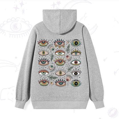 Purplehecate Evil Eye Array Hoodie