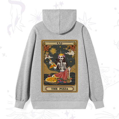 Purplehecate The Pizza Tarot Card Hoodie