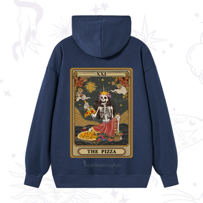 Purplehecate The Pizza Tarot Card Hoodie