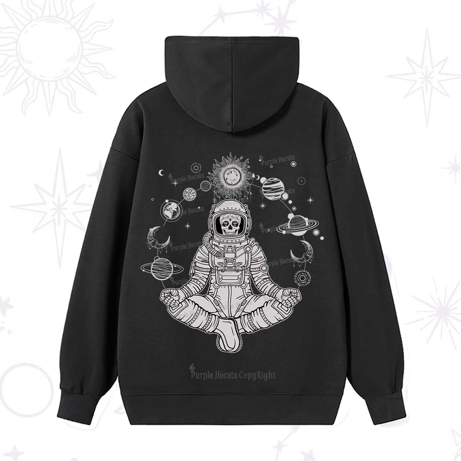 Purplehecate Cosmic Meditator Hoodie