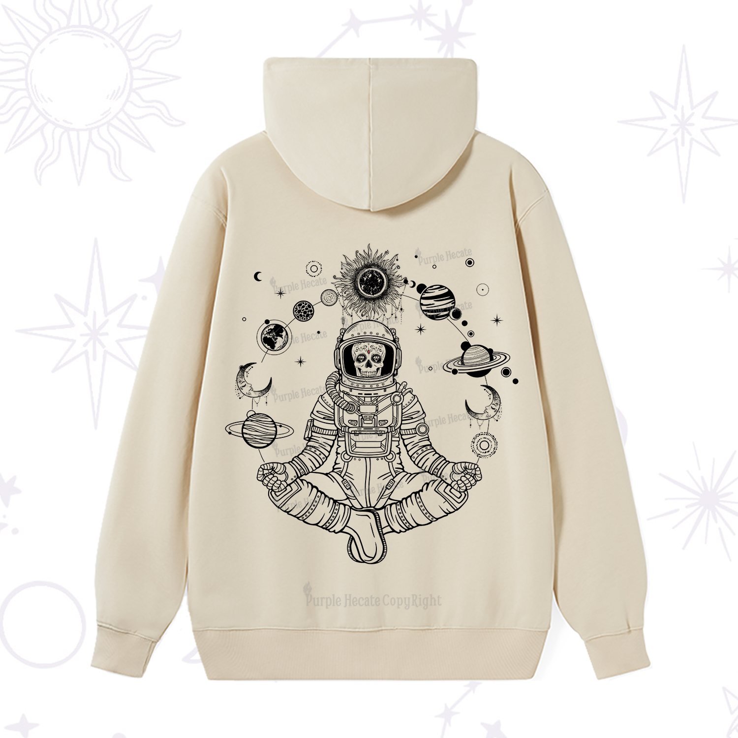 Purplehecate Cosmic Meditator Hoodie