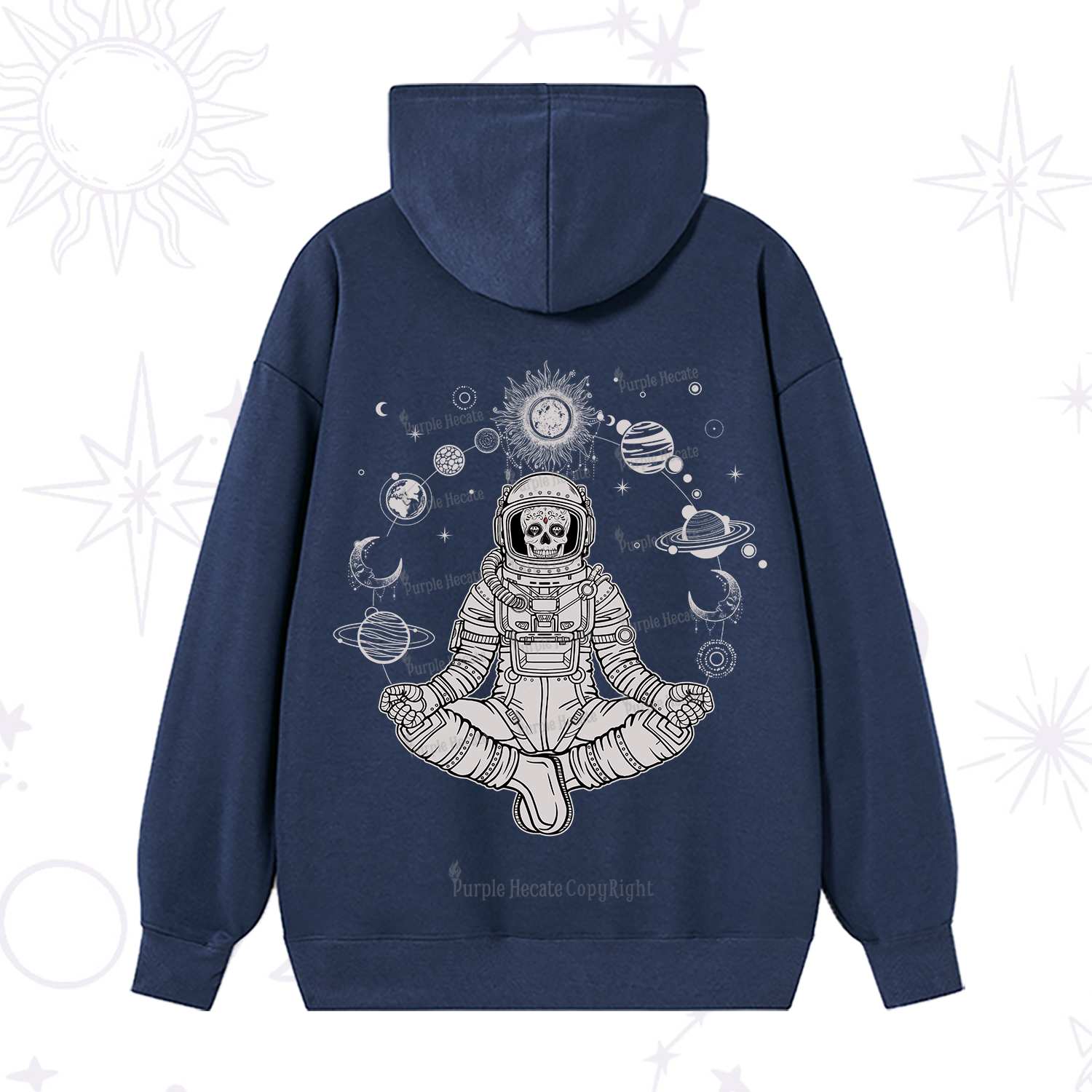 Purplehecate Cosmic Meditator Hoodie