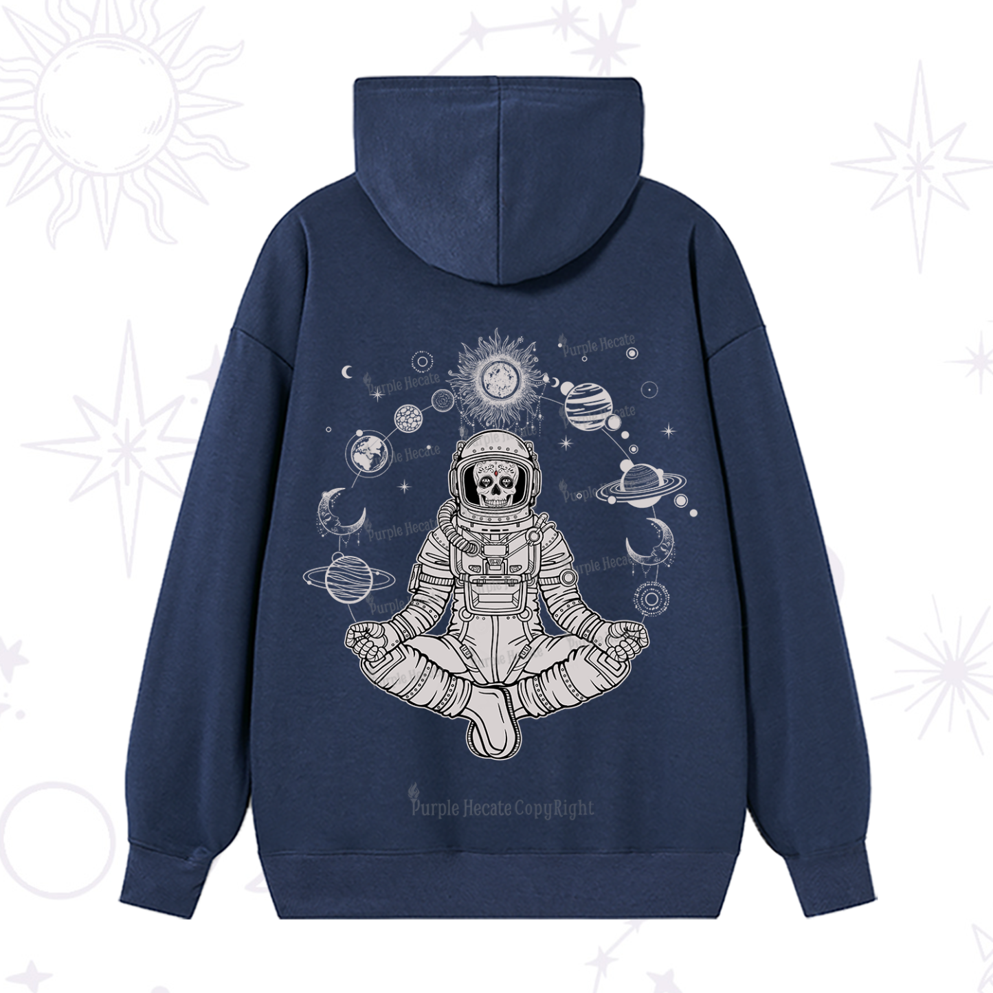 Purplehecate Cosmic Meditator Hoodie