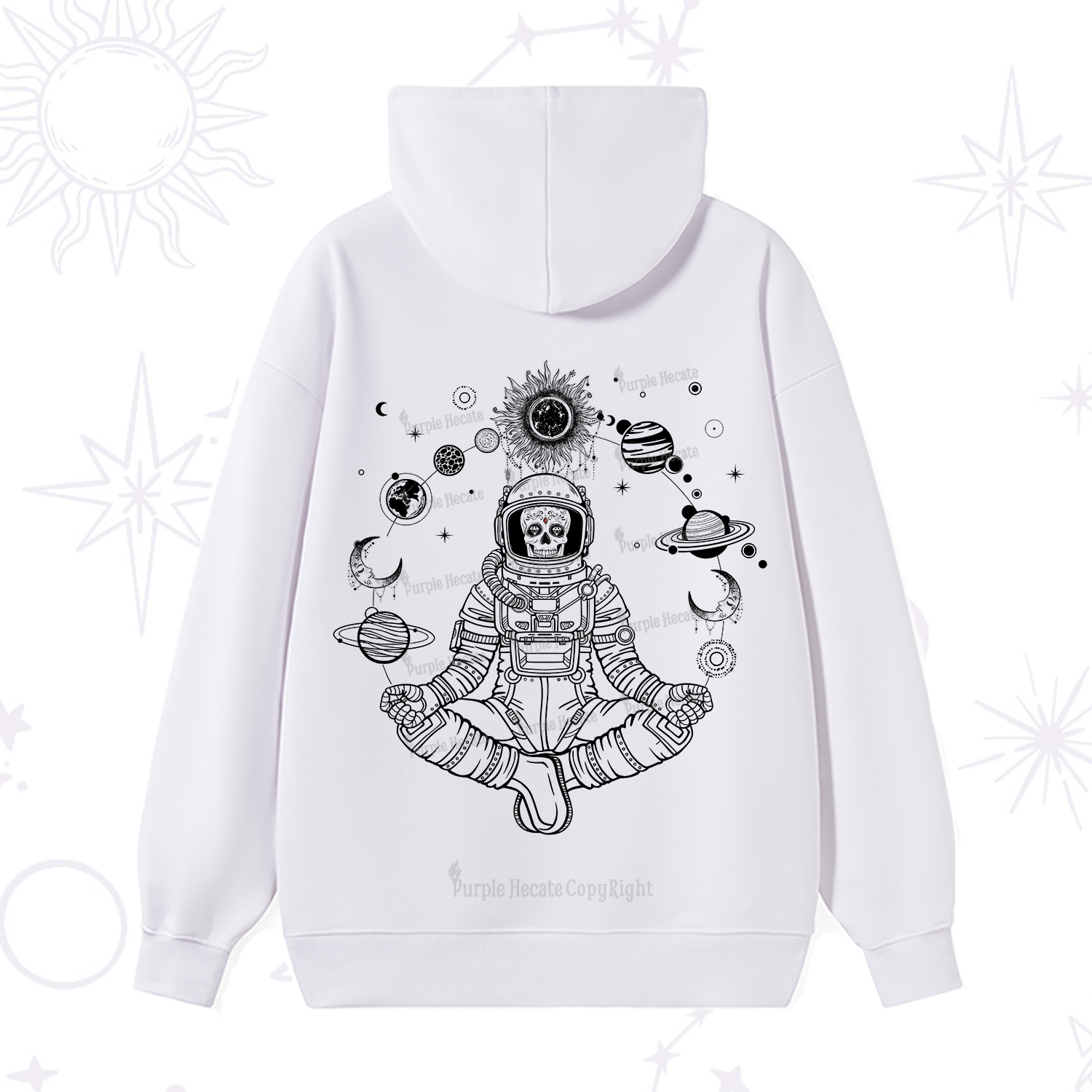 Purplehecate Cosmic Meditator Hoodie