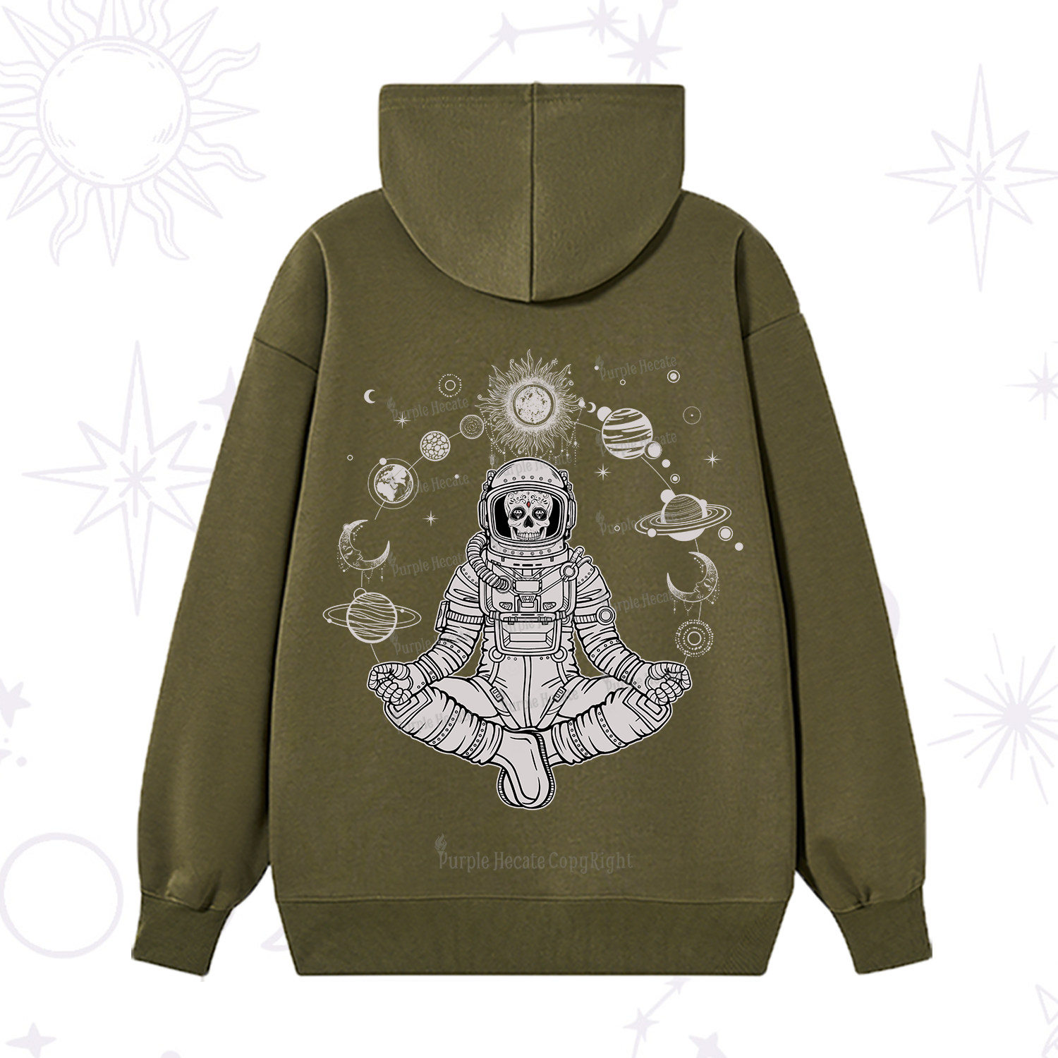Purplehecate Cosmic Meditator Hoodie