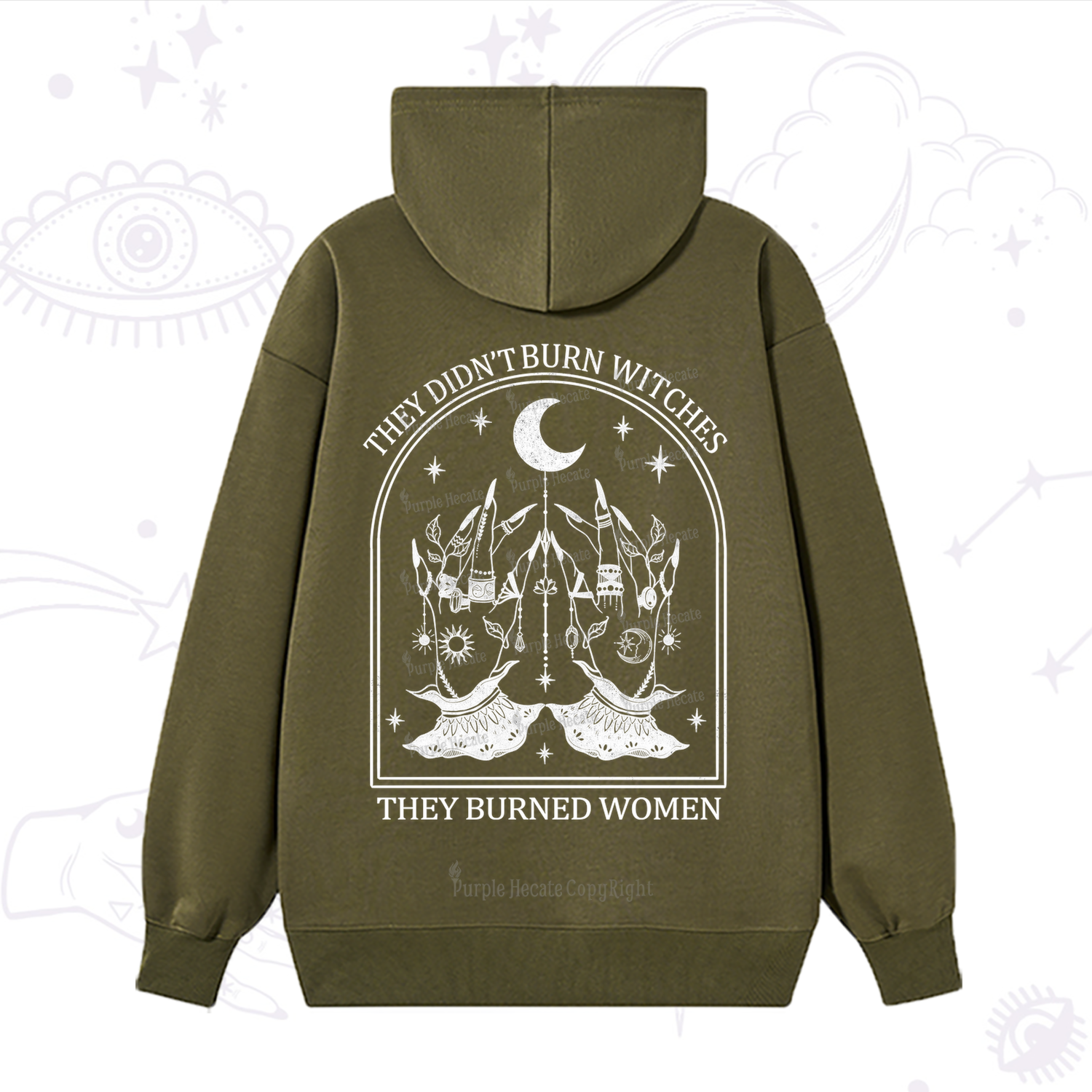 Purplehecate They Didn't Burn Witches Hoodie