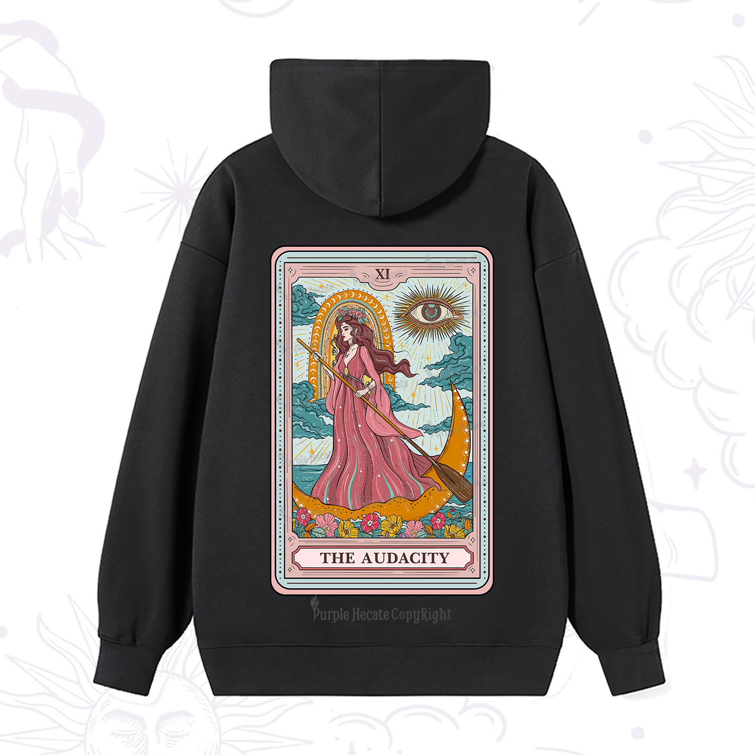 Purplehecate The Audacity Goddess Tarot Hoodie