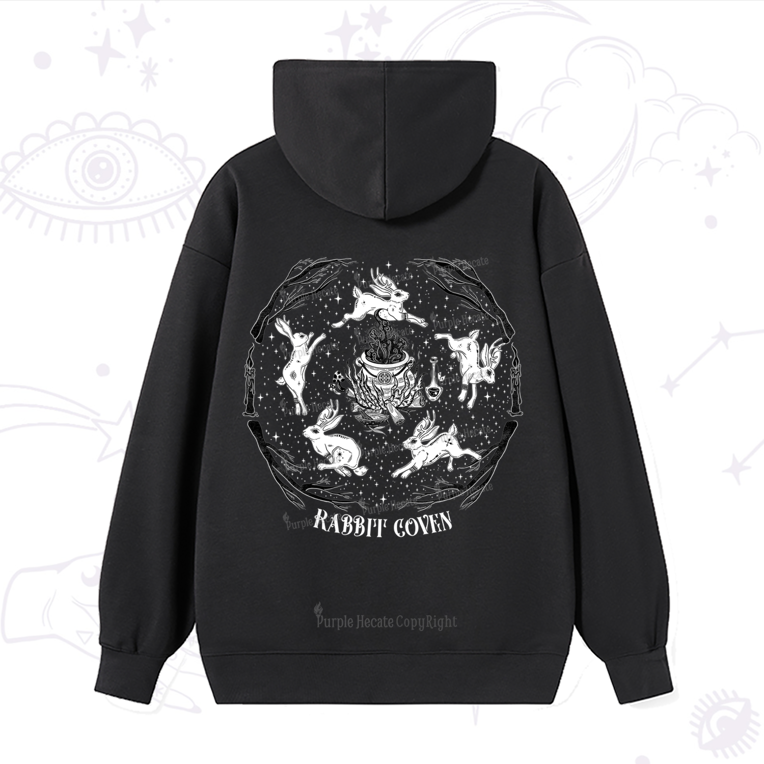 Purplehecate Rabbit Coven Hoodie