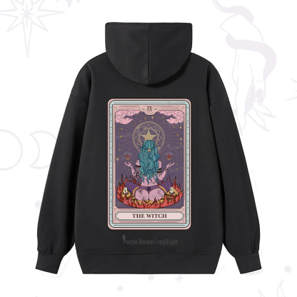 Purplehecate The Witch Tarot Card Hoodie