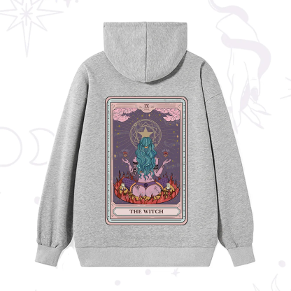Purplehecate The Witch Tarot Card Hoodie