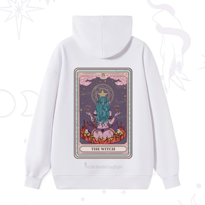 Purplehecate The Witch Tarot Card Hoodie