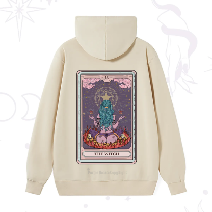 Purplehecate The Witch Tarot Card Hoodie