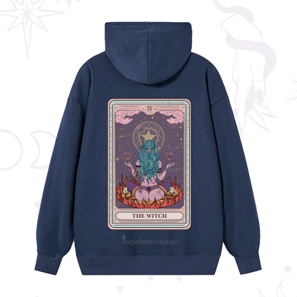 Purplehecate The Witch Tarot Card Hoodie