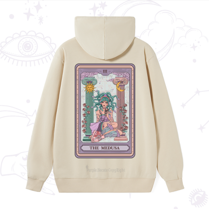 Purplehecate The Fashionable Medusa Tarot Card Hoodie