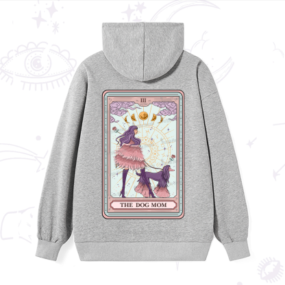 Purplehecate The Fashionable Dog Mom Tarot Card Hoodie