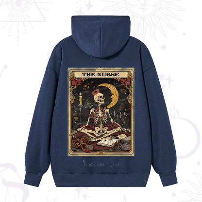 Purplehecate The Nurse Tarot Card Hoodie