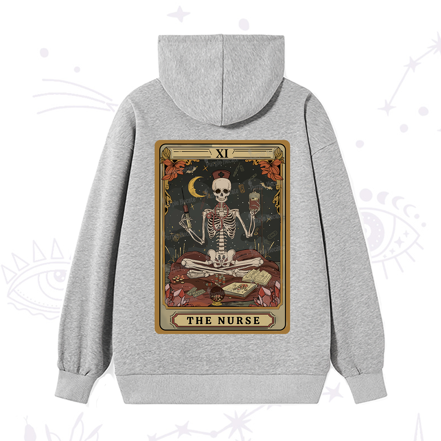 Purplehecate The Nurse Tarot Hoodie