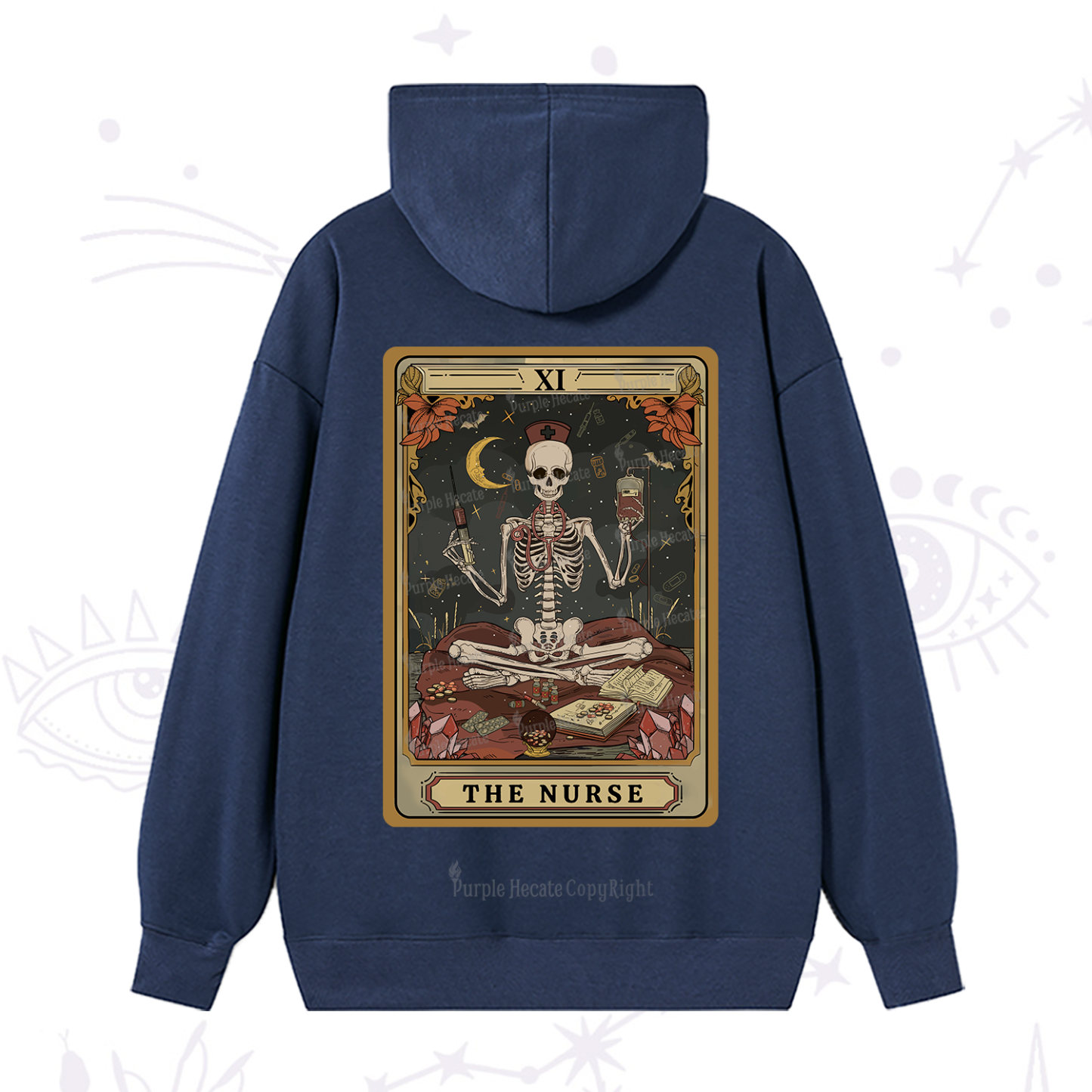 Purplehecate The Nurse Tarot Hoodie