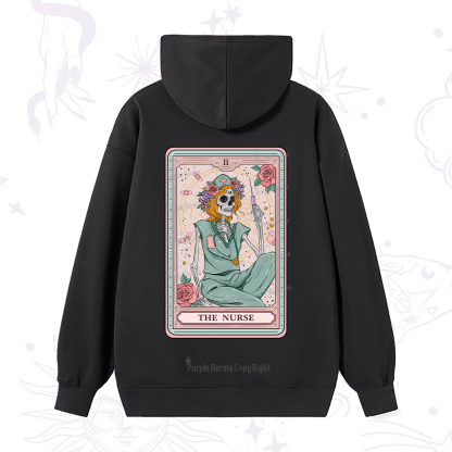 Purplehecate The Nurse Tarot Card Hoodie