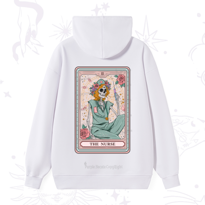 Purplehecate The Nurse Tarot Card Hoodie