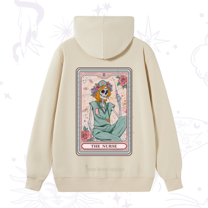 Purplehecate The Nurse Tarot Card Hoodie