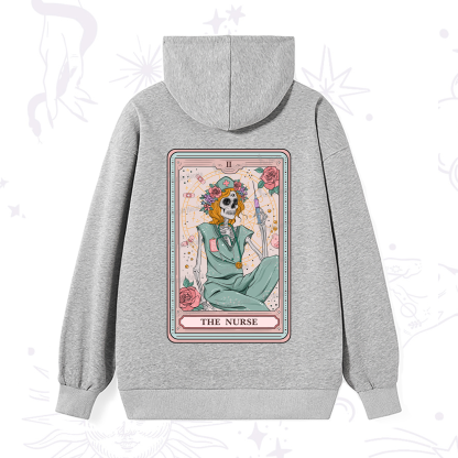 Purplehecate The Nurse Tarot Card Hoodie