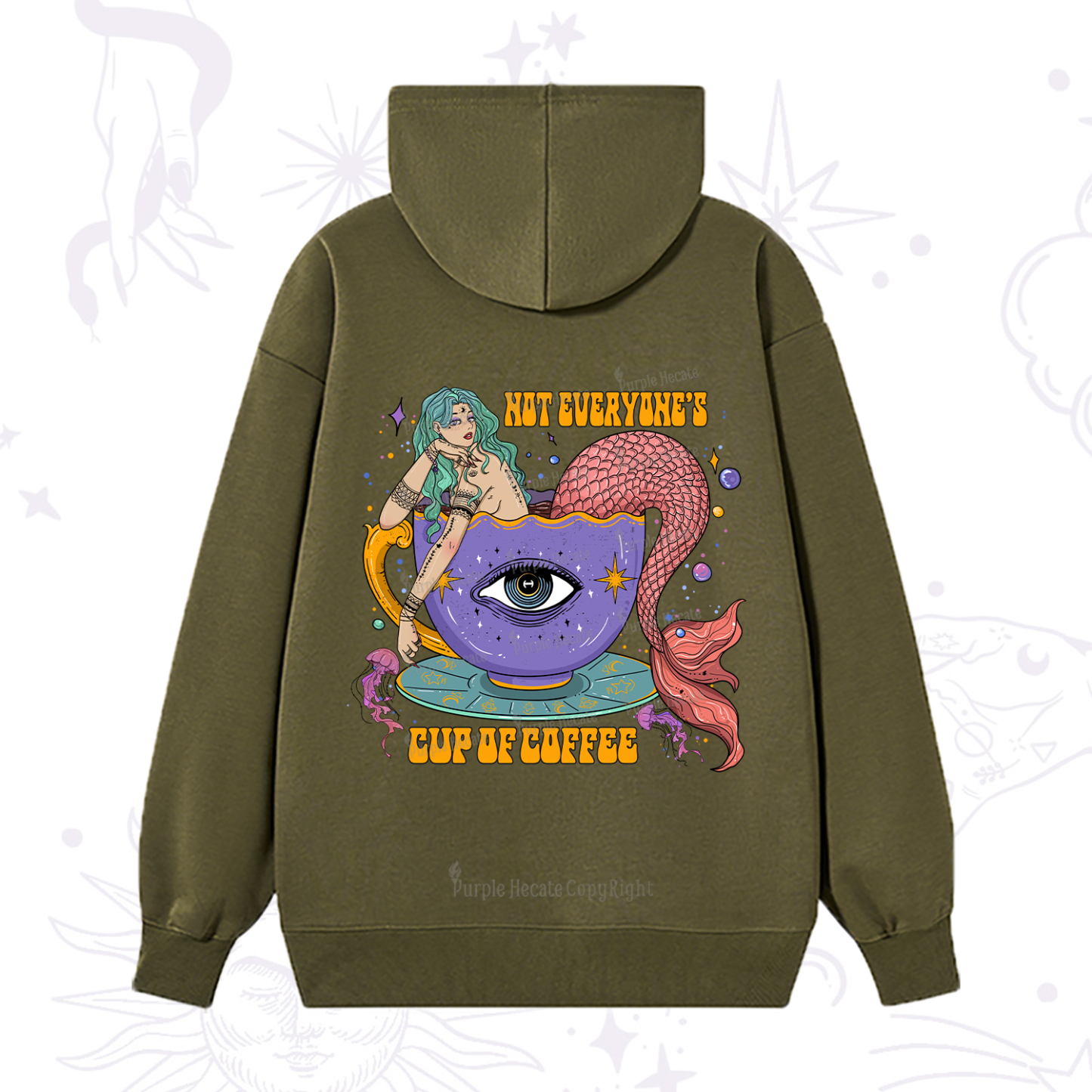 Purplehecate Not Everyone's Cup Of Coffee Hoodie