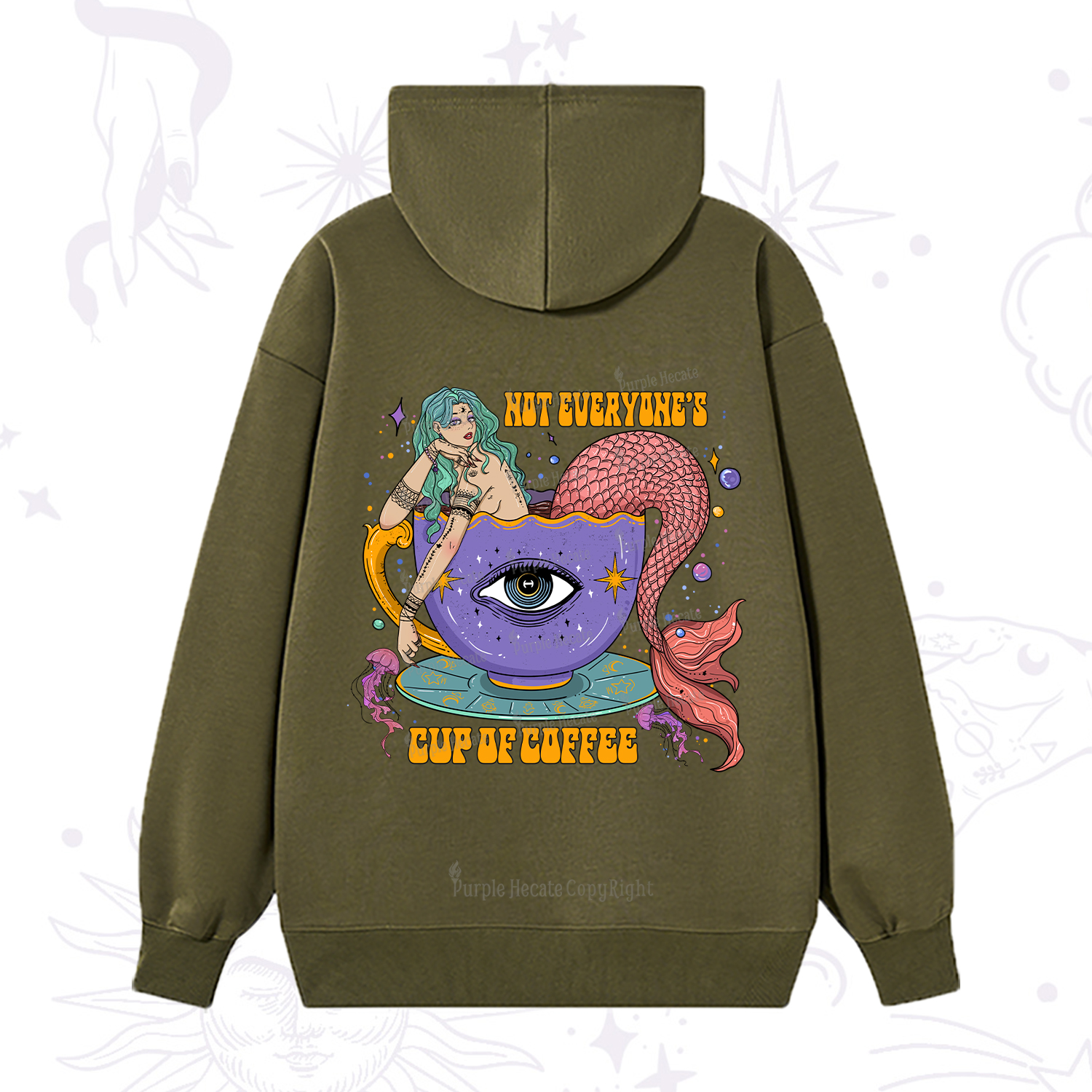 Purplehecate Not Everyone's Cup Of Coffee Hoodie