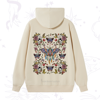 Purplehecate Moths Dancing Hoodie