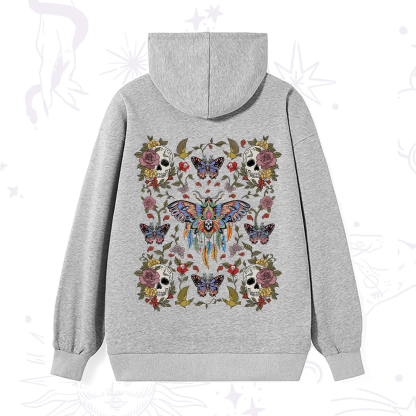 Purplehecate Moths Dancing Hoodie