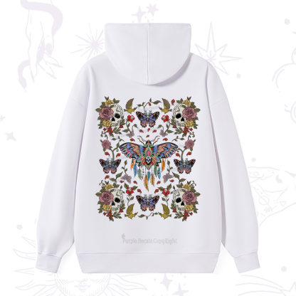 Purplehecate Moths Dancing Hoodie