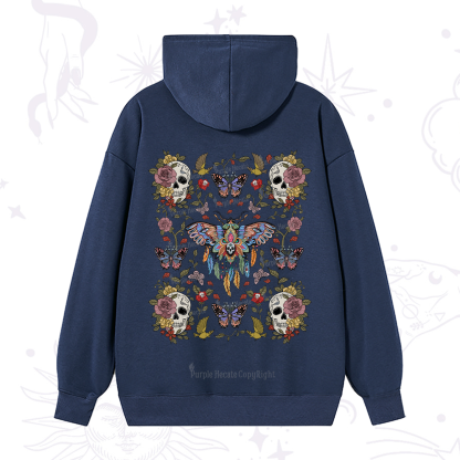 Purplehecate Moths Dancing Hoodie