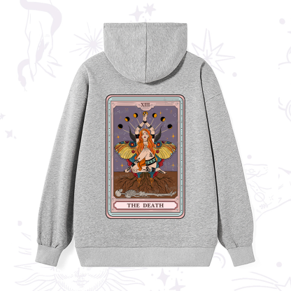 Purplehecate The Death Tarot Card Hoodie