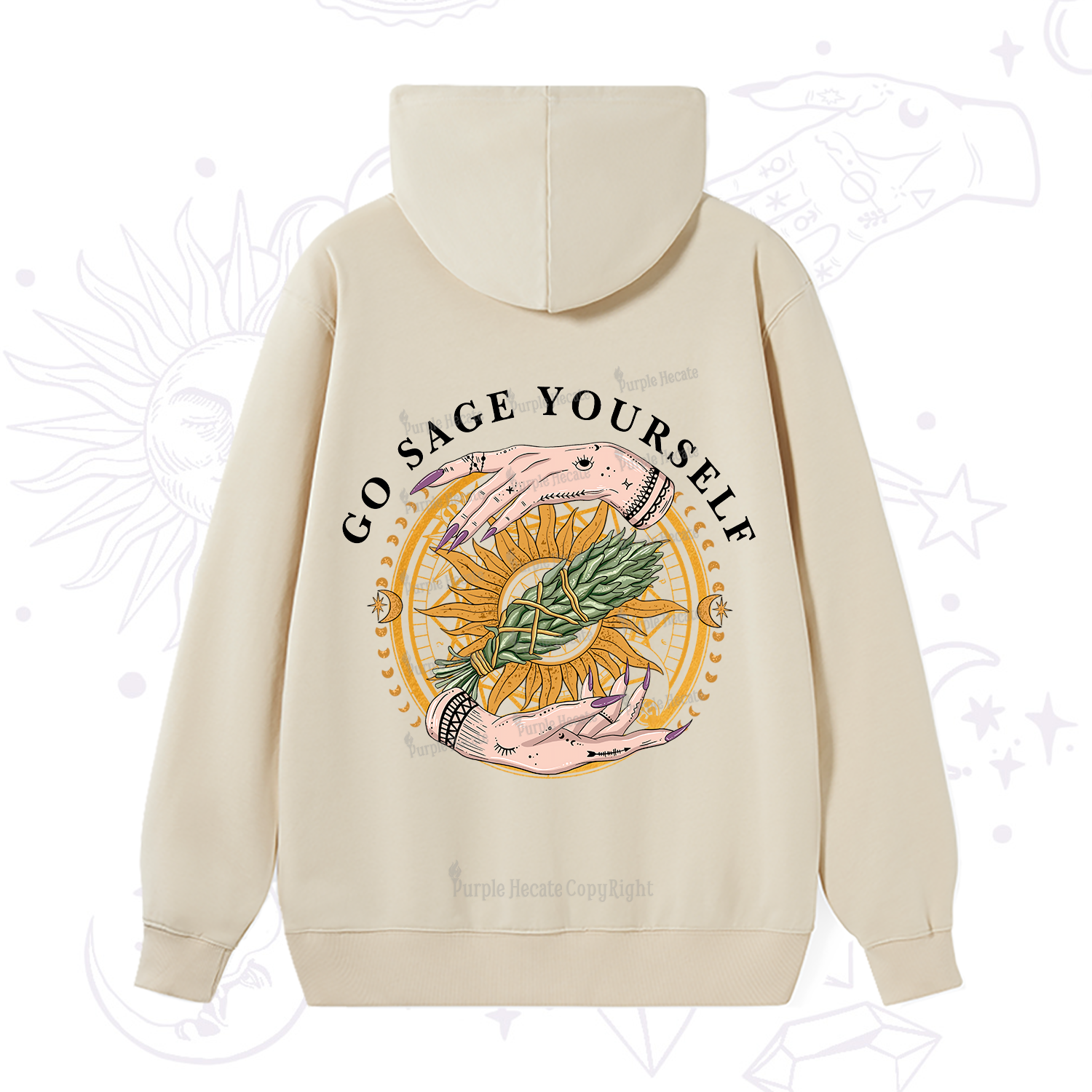 Purplehecate Sage Your Spirit Hoodie