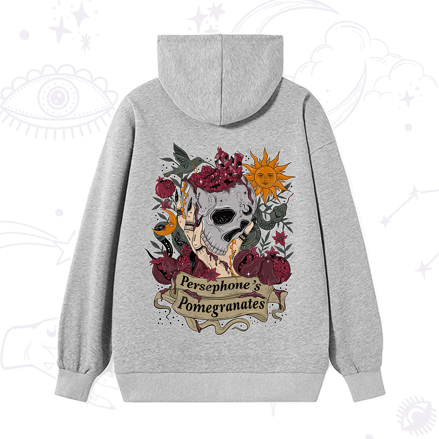 Purplehecate Persephone's Pomegranates Hoodie