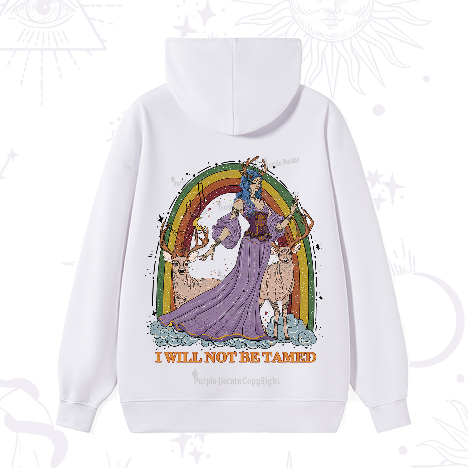 Purplehecate I Will No Be Tamed Hoodie