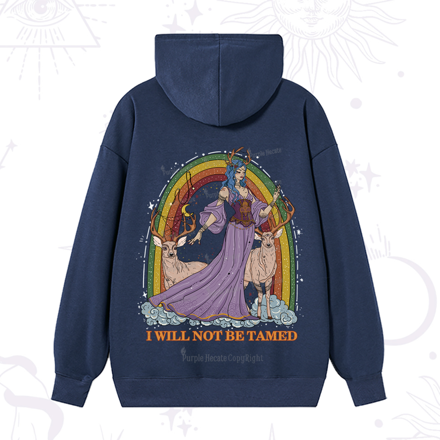 Purplehecate I Will No Be Tamed Hoodie