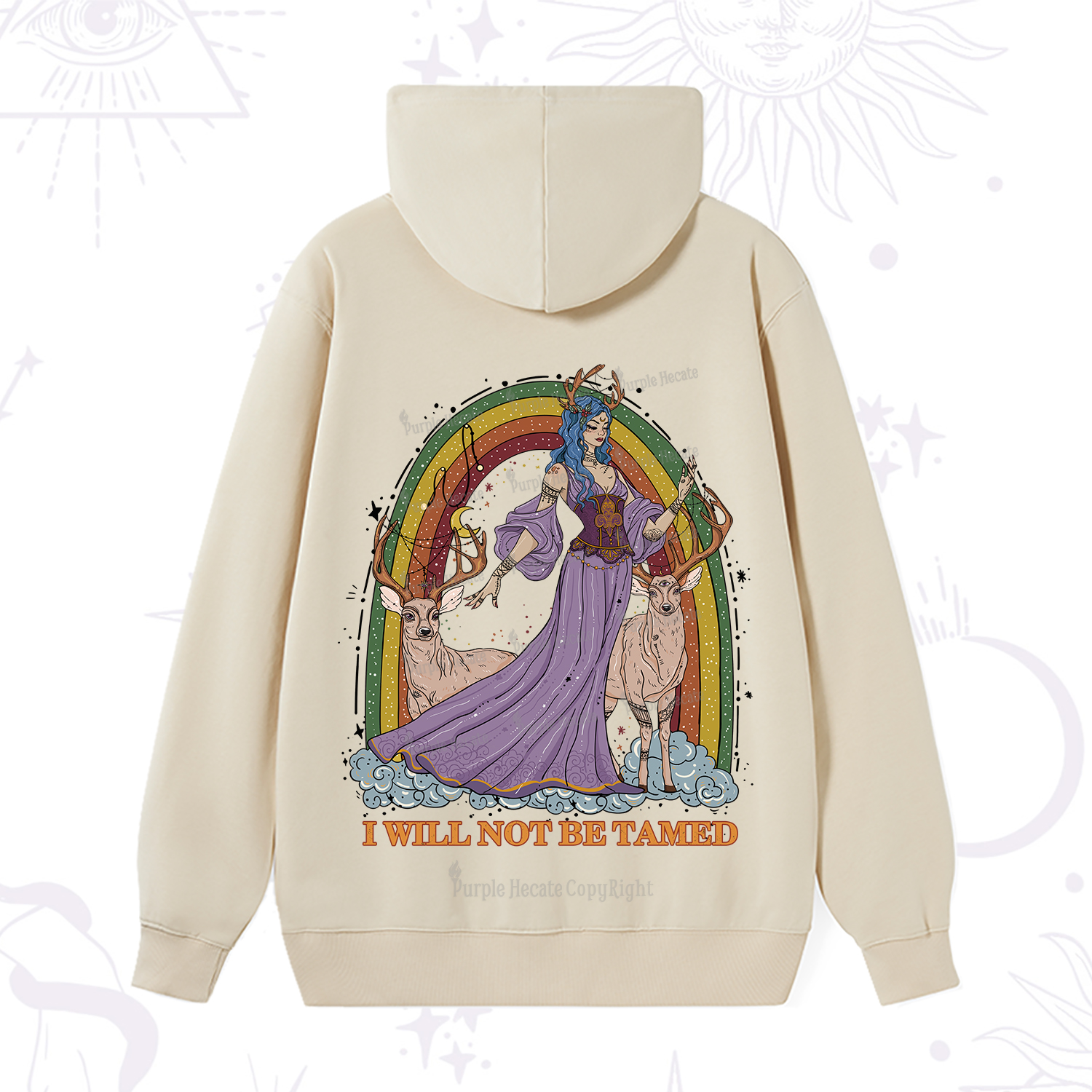 Purplehecate I Will No Be Tamed Hoodie