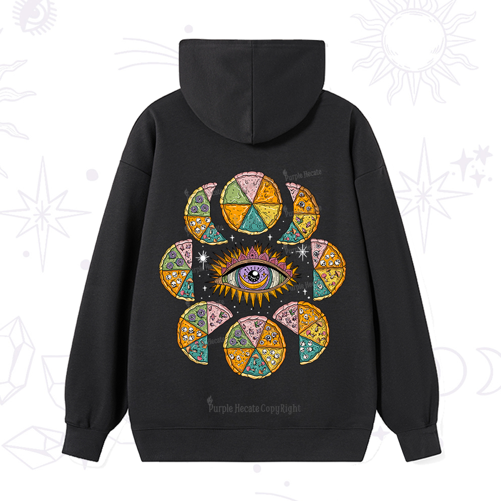 Purplehecate Moon Phase Pizzah Hoodie