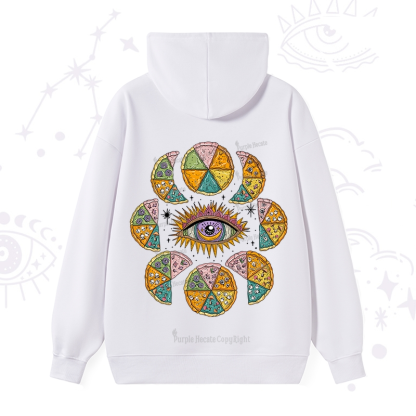 Purplehecate Moon Phase Pizzah Hoodie