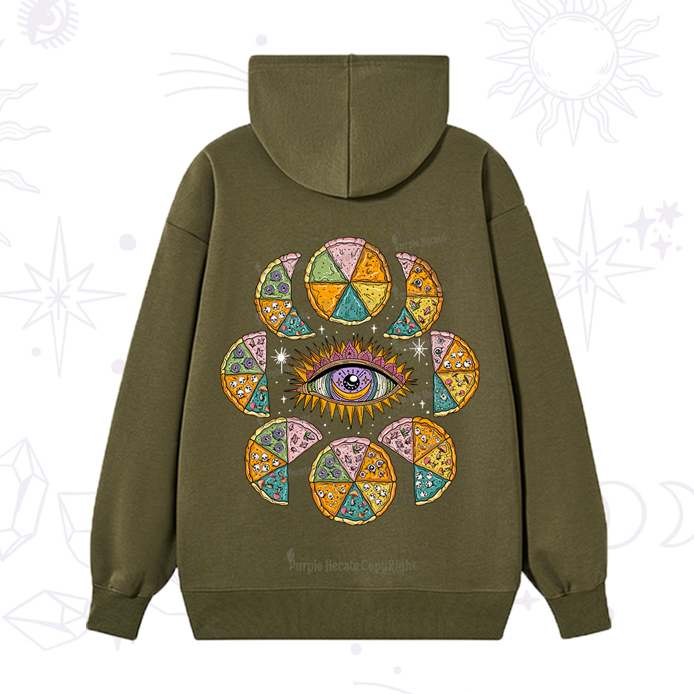 Purplehecate Moon Phase Pizzah Hoodie