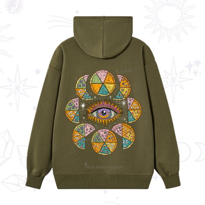 Purplehecate Moon Phase Pizzah Hoodie