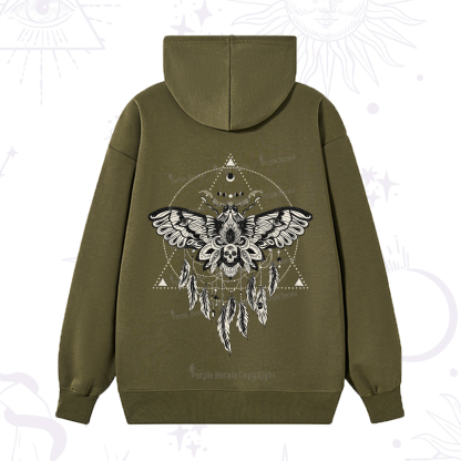 Purplehecate Mystical Luna Moth Hoodie