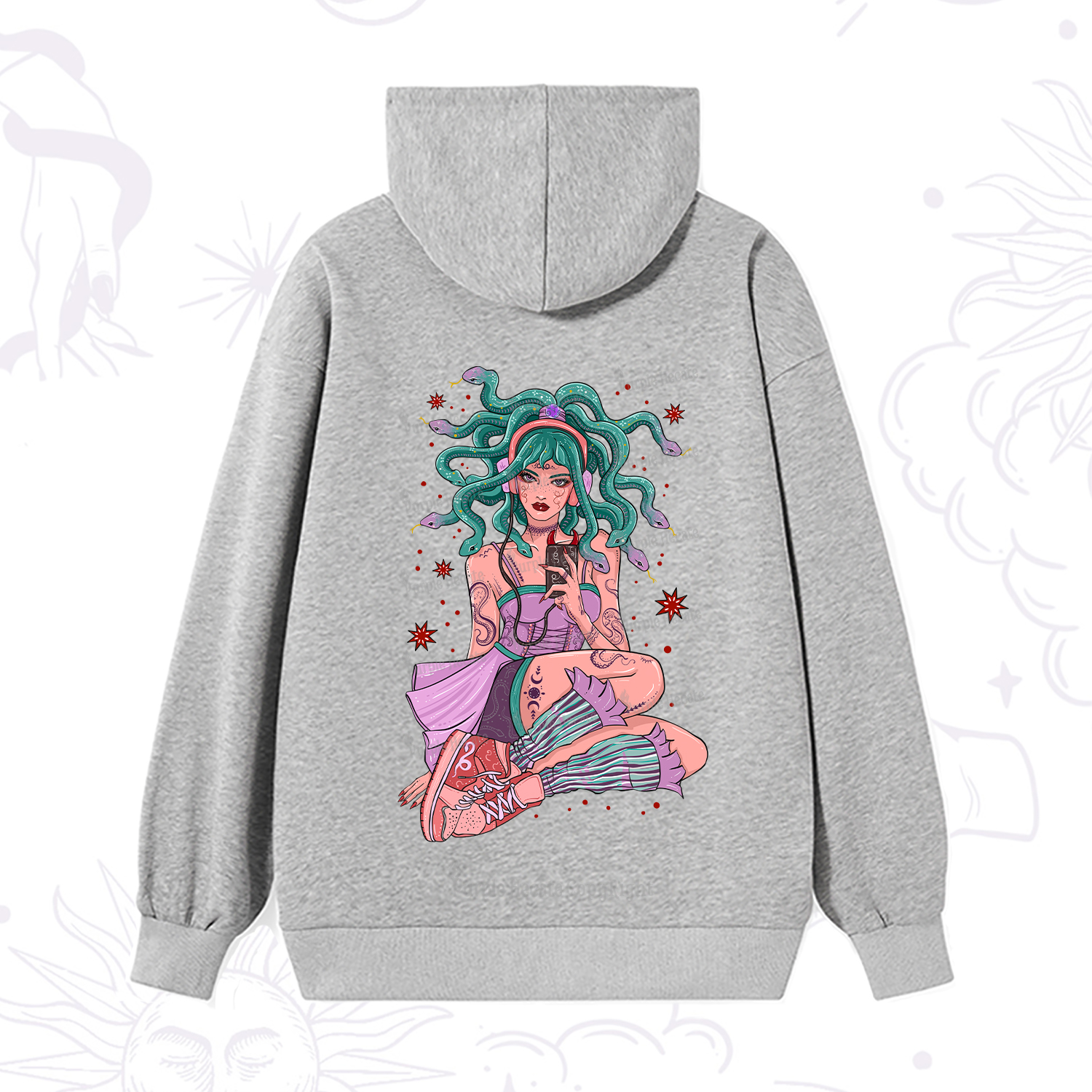 Purplehecate Gorgon Medusa Hoodie