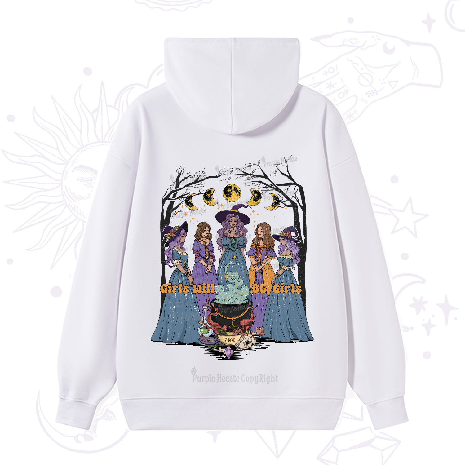 Purplehecate Girls Will Be Girls Hoodie