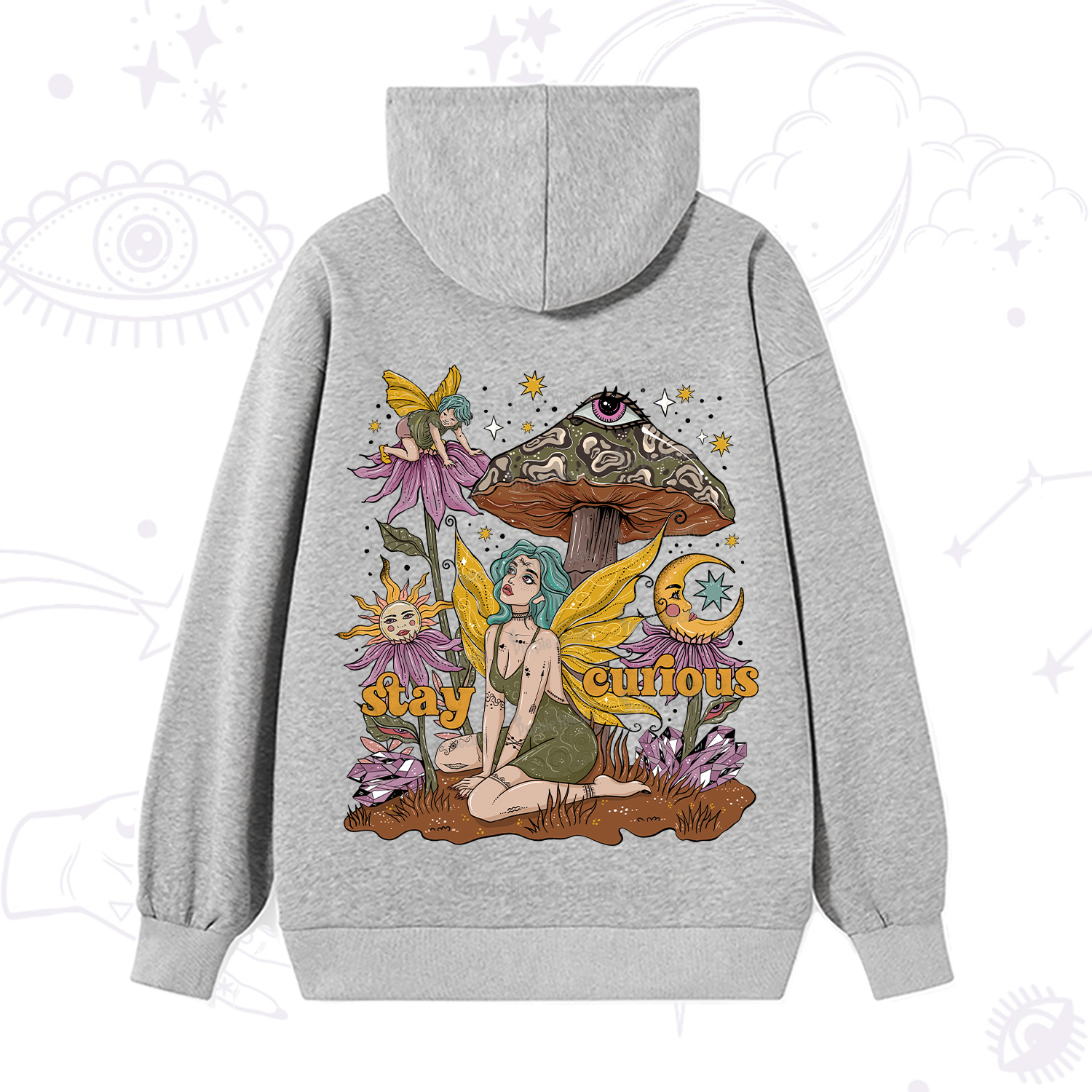 Purplehecate Stay Curious Hoodie