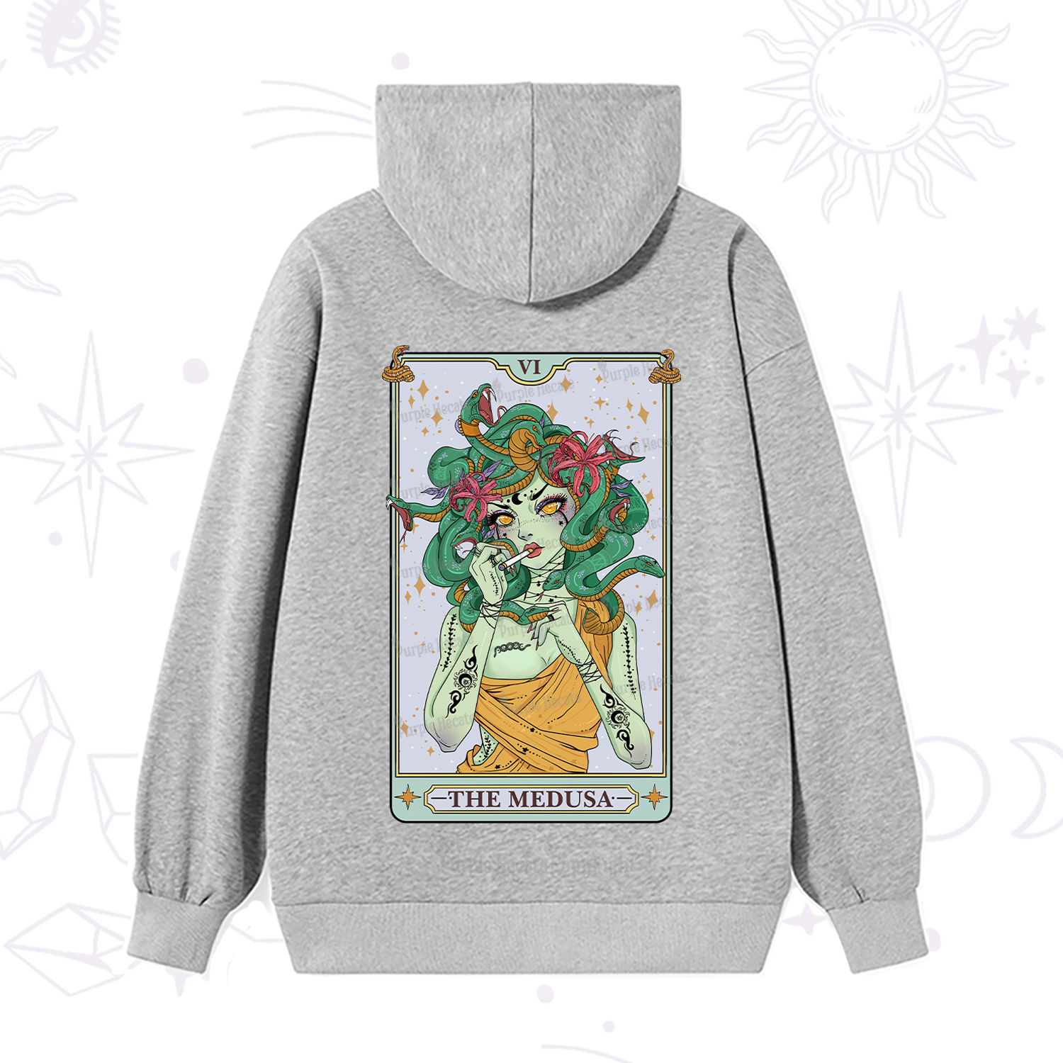 Purplehecate The Medusa Tarot Hoodie
