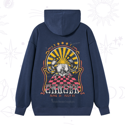 Purplehecate Cancer Crew Zodiac Hoodie