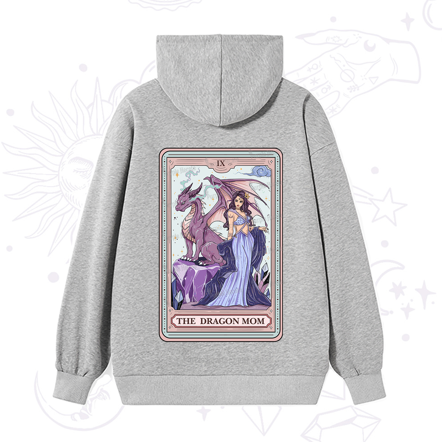 Purplehecate The Dragon Mom Tarot Hoodie